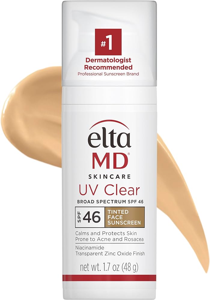 EltaMD UV Clear SPF 46 - Dermatologist-Recommended Sunscreen for Acne-Prone and Sensitive Skin